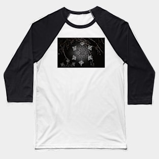 Snowflakes Baseball T-Shirt